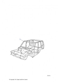 Каркас кузова (4-дверный Station Wagon)